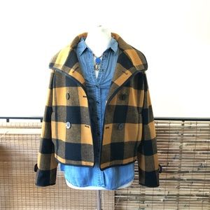 Any Taylor Loft Plaid Wool Jacket